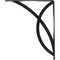 Ekena Millwork Miller Wrought Iron Bracket, (Single center brace), Antiqued Pewter 1 1/2"W x 12"D x 15"H BKTM01X12X15SMIAPW - alternate 9